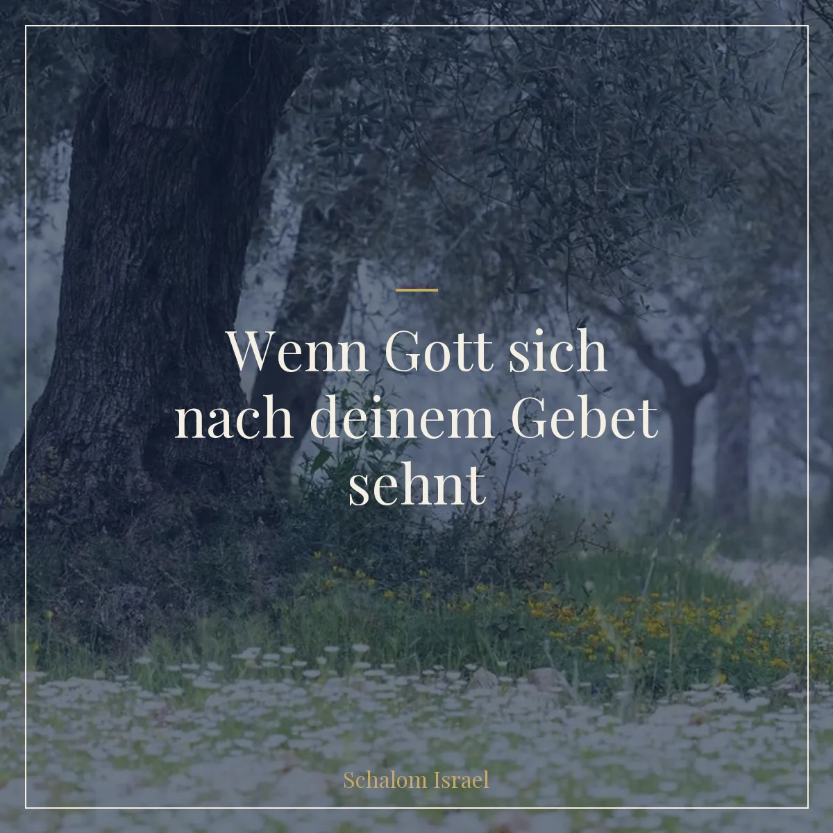 Wenn Gott sich nach deinem Gebet sehnt