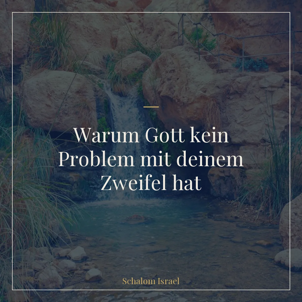 Warum Gott kein Problem mit deinem Zweifel hat