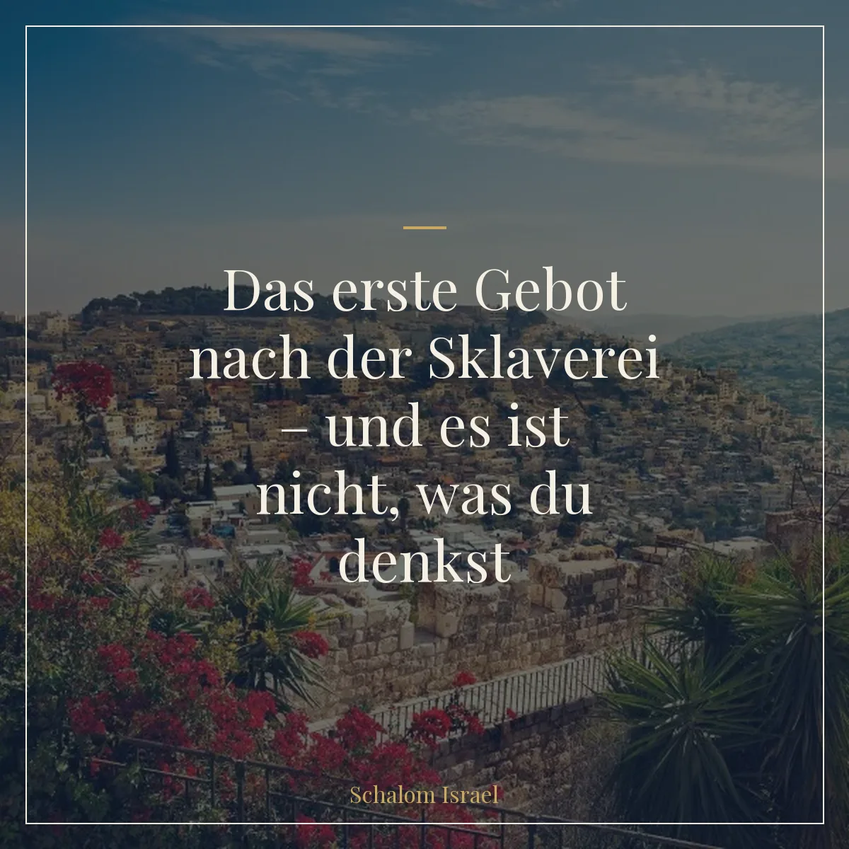 Der Kalender als erstes Gebot der Freiheit
