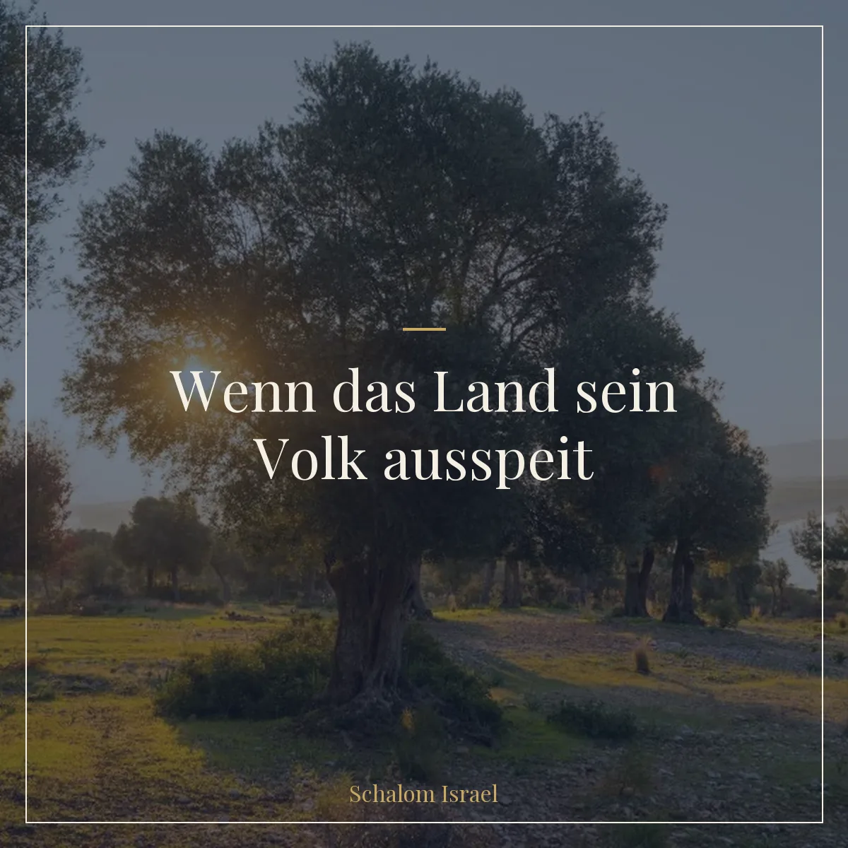 Wenn das Land sein Volk ausspeit